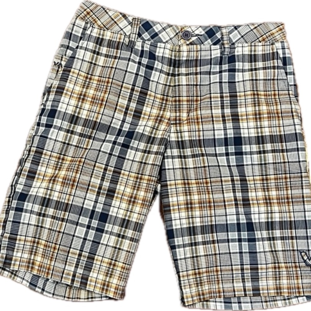 RVCA men’s shorts plaid size 32 classic preppy summer